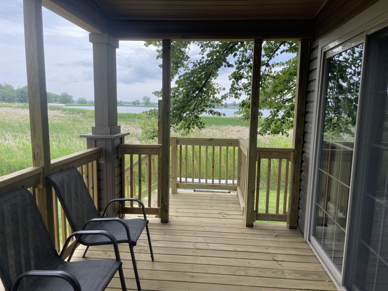 Lake View From The Porch